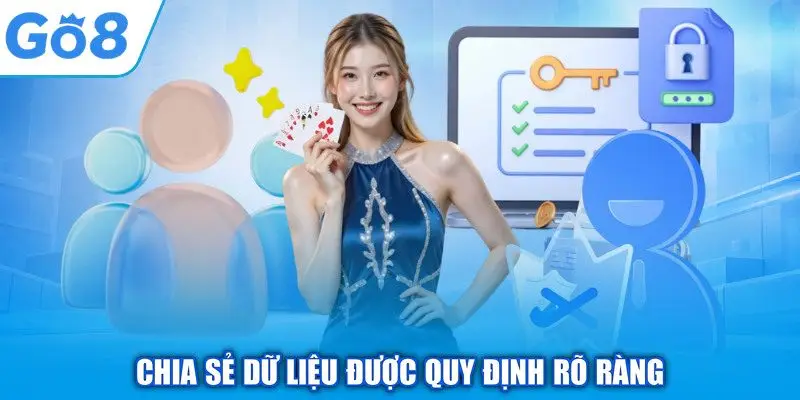 Chính sách bảo mật GO8 2 Chia sẻ dữ liệu được quy định rõ ràng